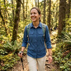 Columbia Omni-Shade UVA & UVB Protection Button-Up Shirt